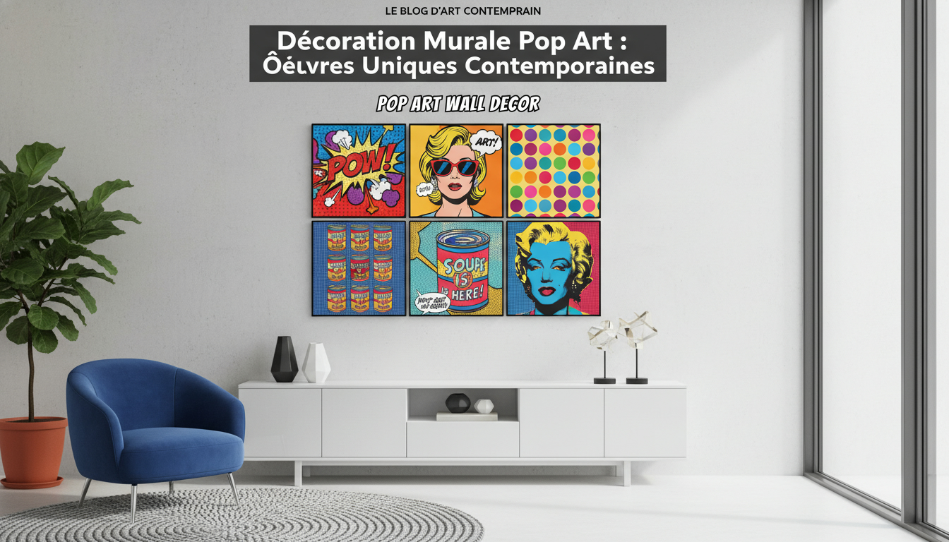 Décoration Murale Pop Art : Œuvres Uniques Contemporaines