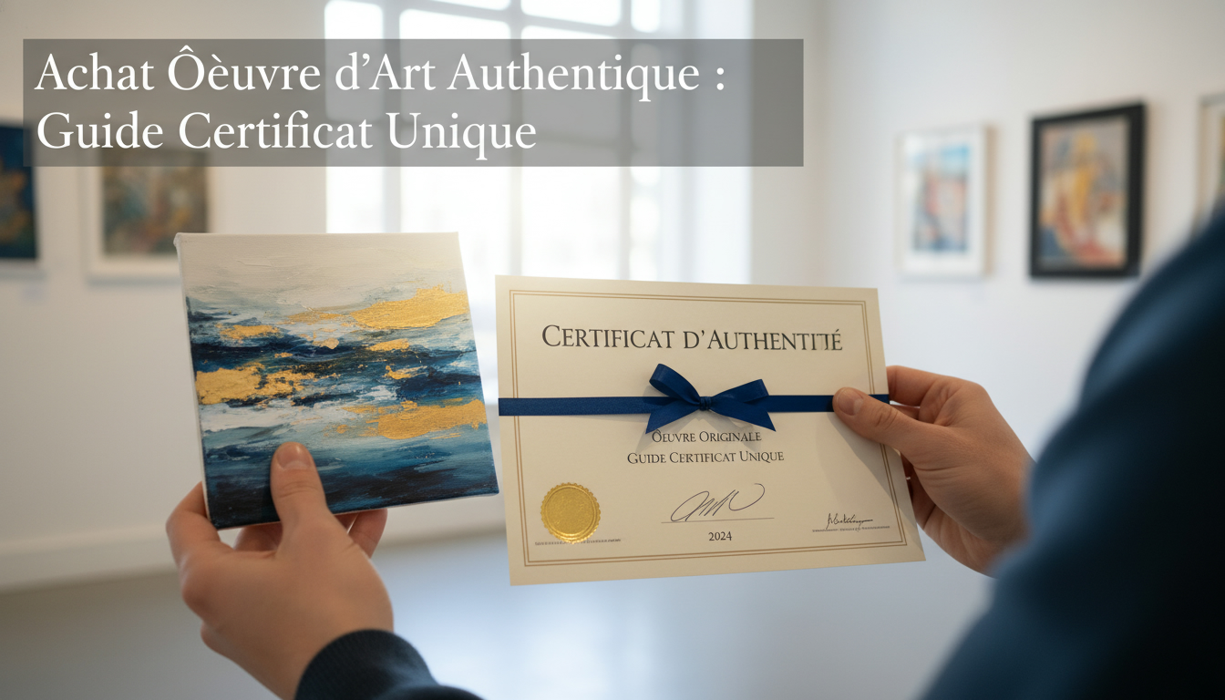 Achat Œuvre d’Art Authentique : Guide Certificat Unique