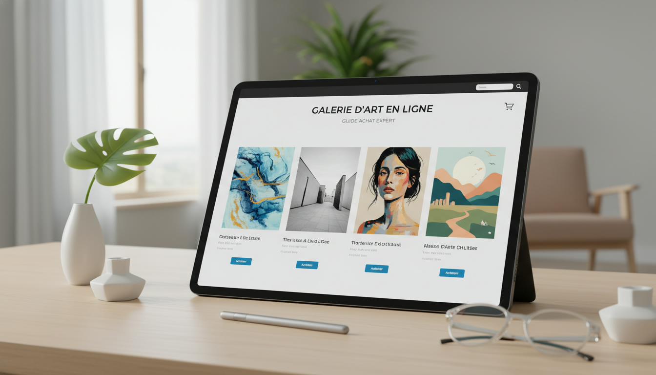 Galerie d’art en ligne : Guide achat expert