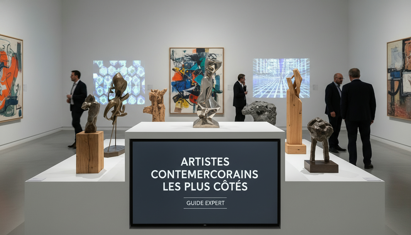 Artistes contemporains les plus cotés : Guide expert