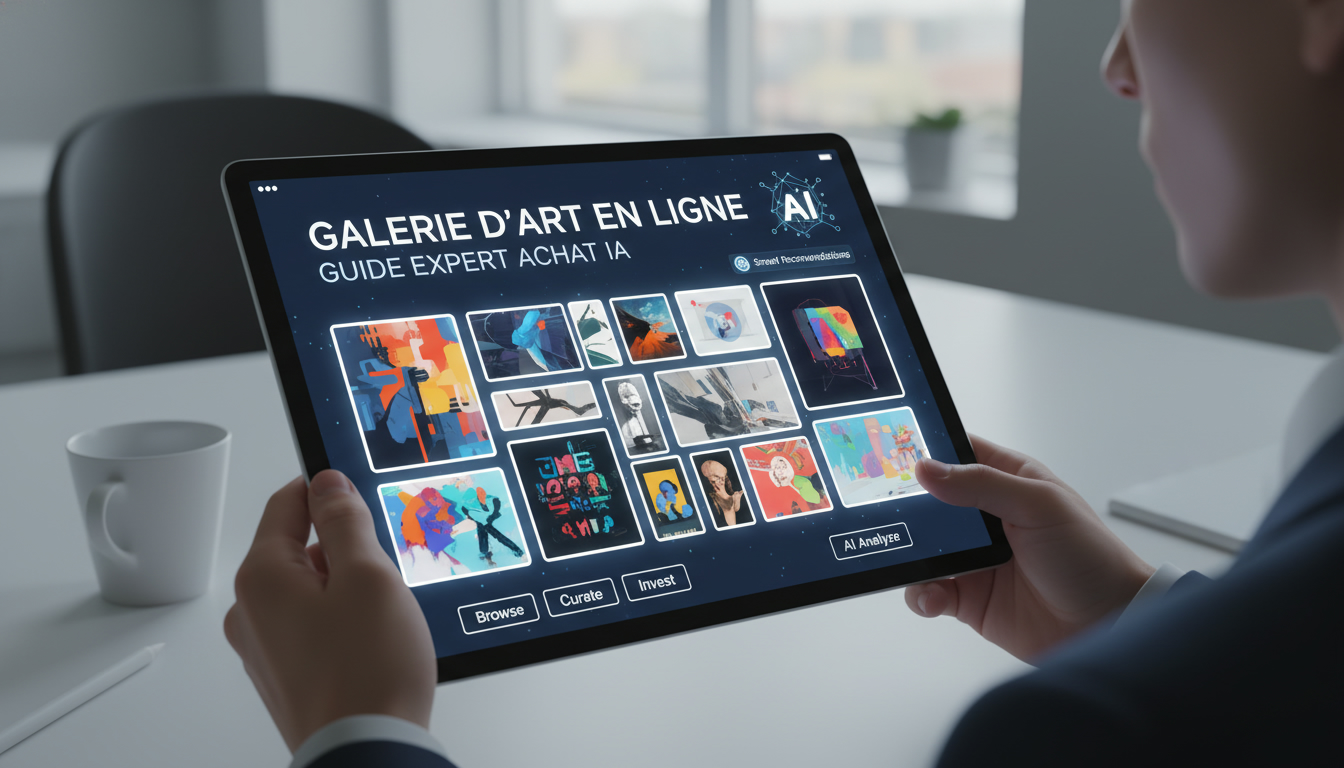 Galerie d’art en ligne : Guide expert achat IA