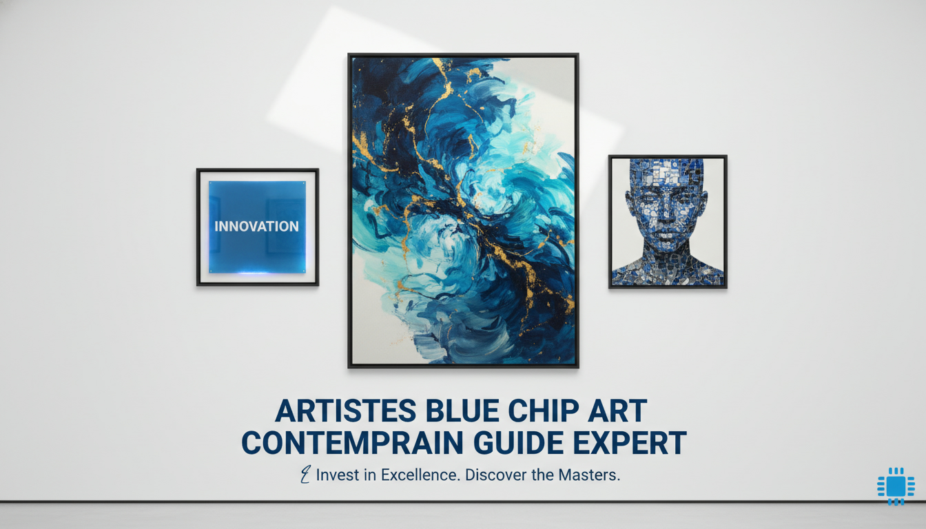 Artistes Blue Chip Art Contemporain Guide Expert