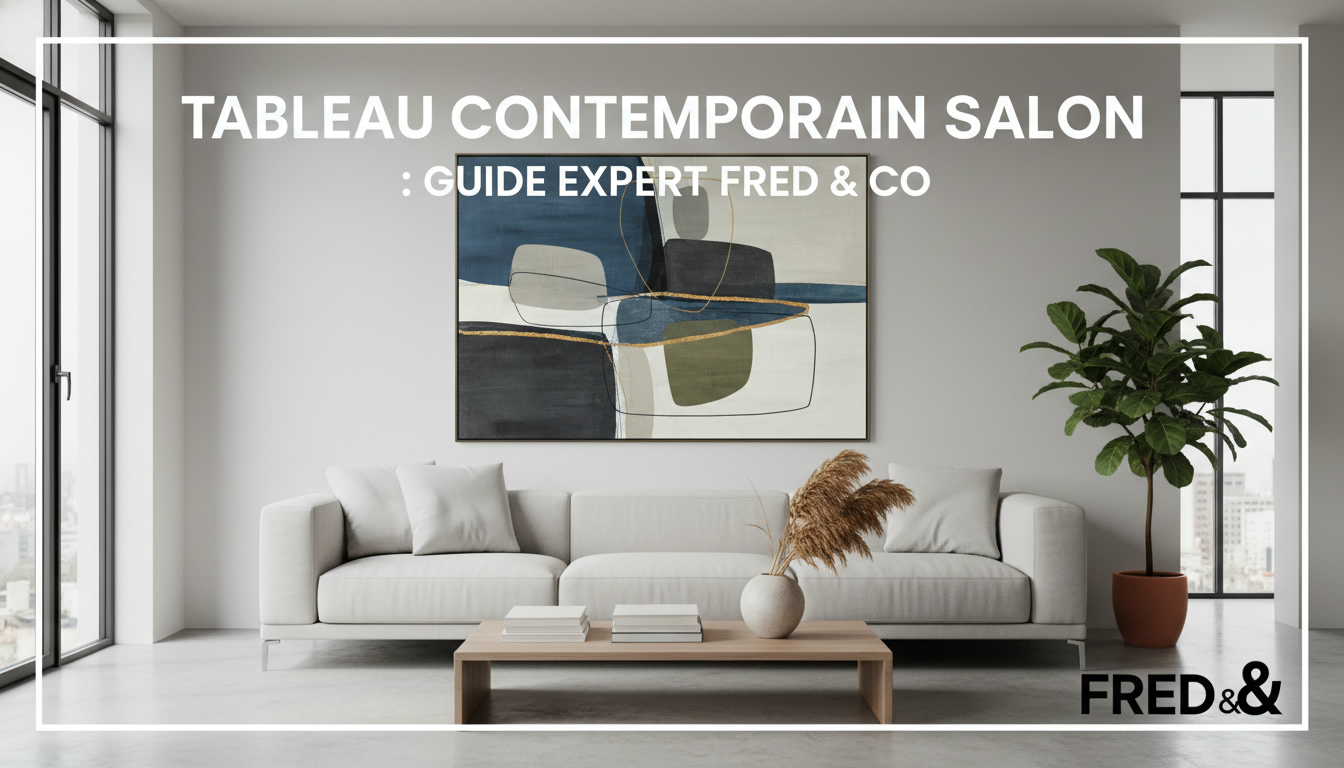 Tableau Contemporain Salon : Guide Expert King Fred
