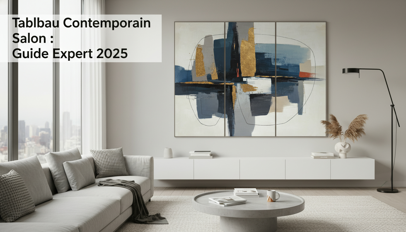 Tableau Contemporain Salon : Guide Expert 2025