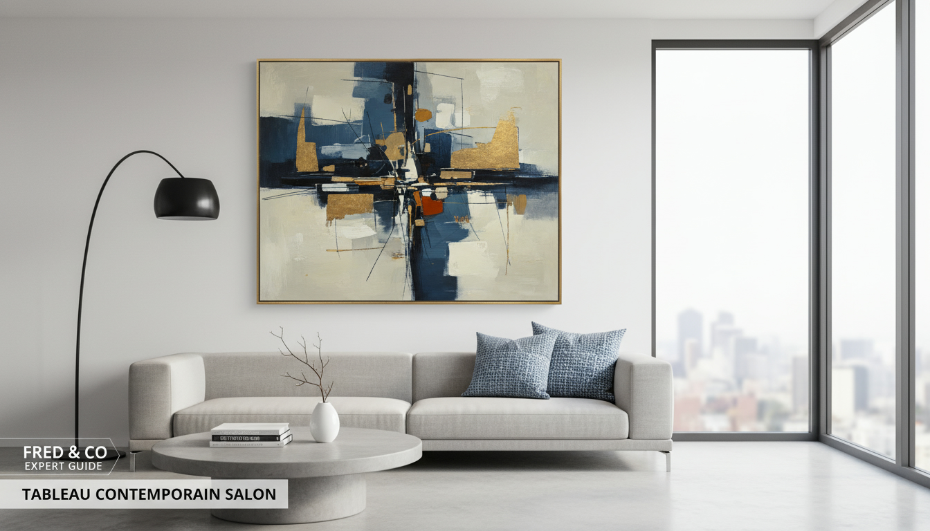Tableau Contemporain Salon : Guide Expert King Fred