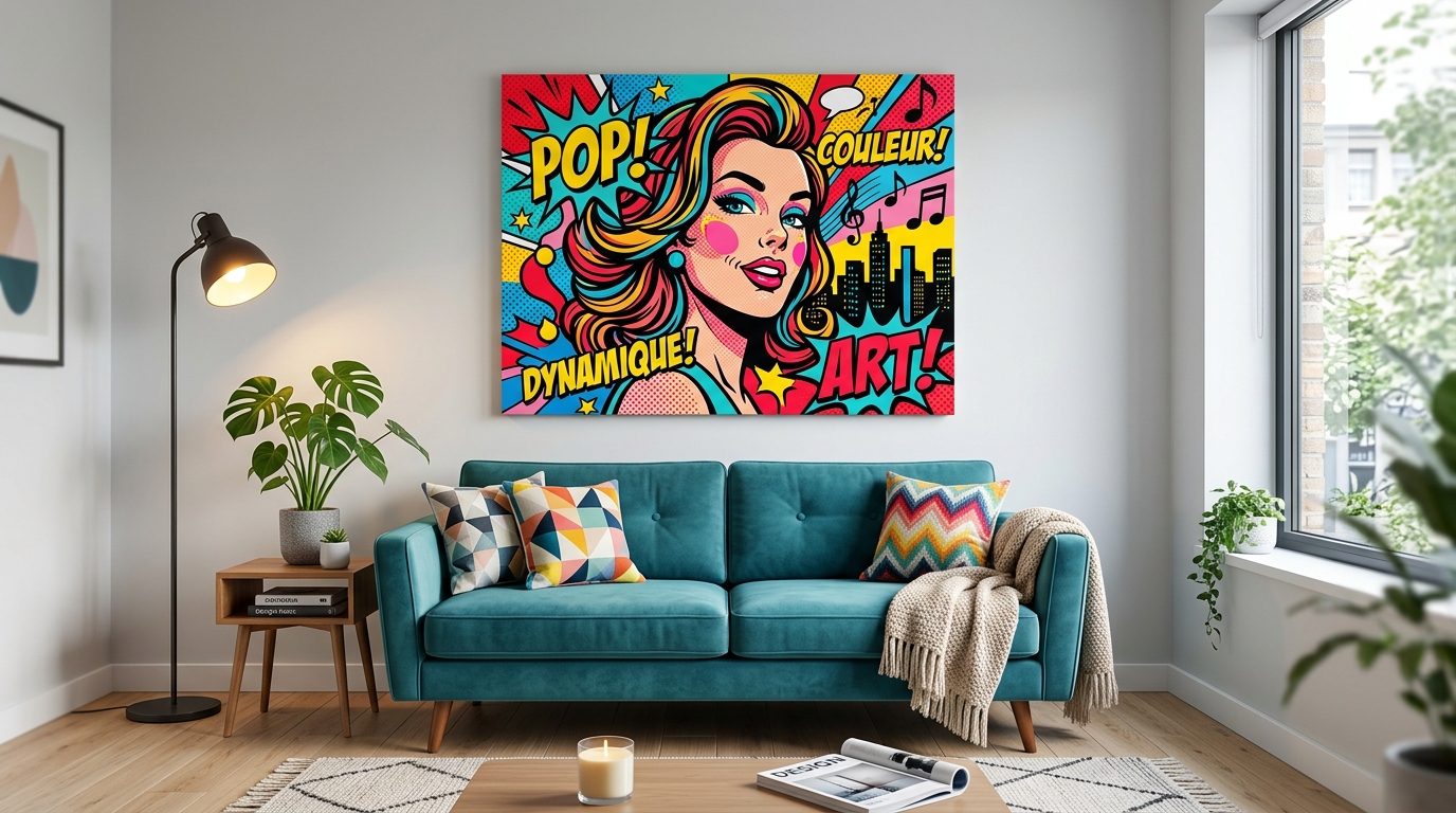Tableau Pop Art : L’art de dynamiser votre intérieur