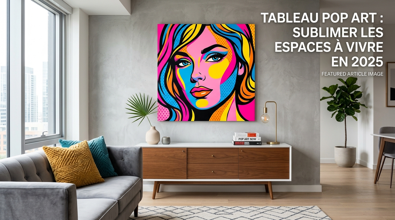 Tableau pop art : sublimer les espaces à vivre en 2025
