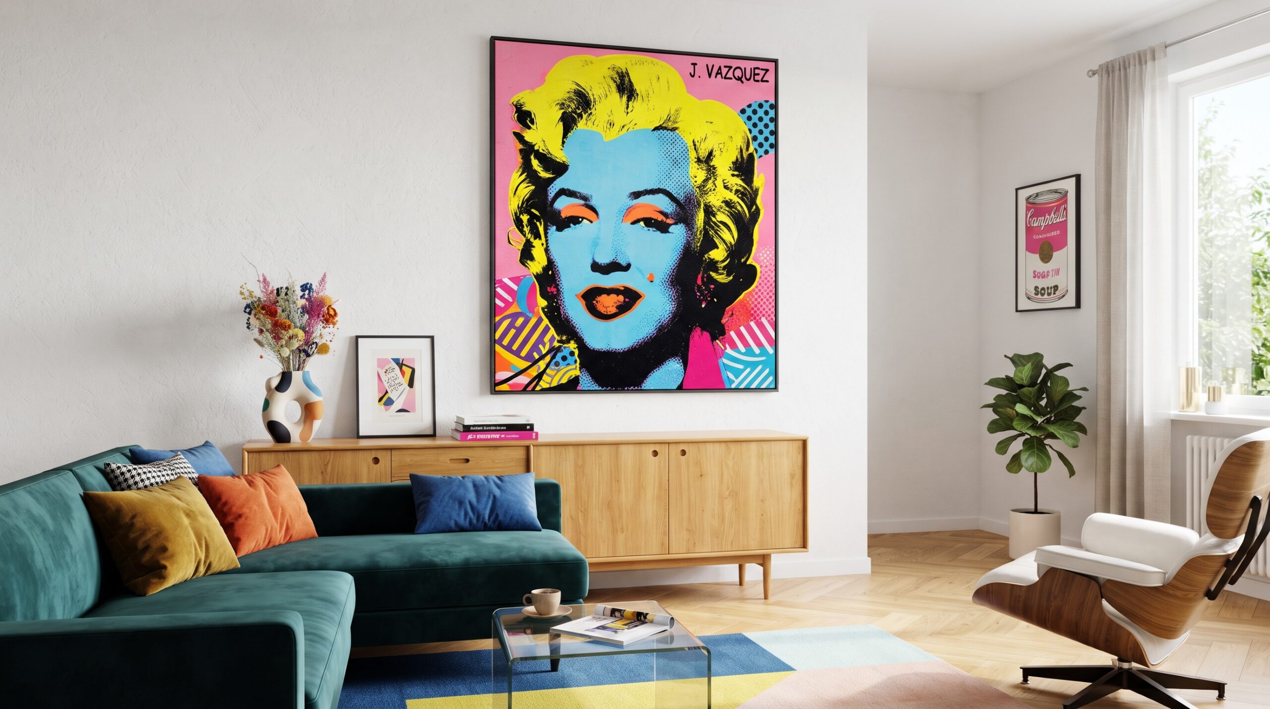 Tableau Pop Art : L’impact des couleurs dans votre intérieur